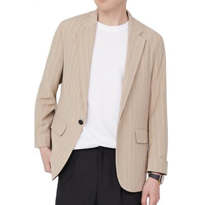 China Youth Seamless Handsome Trend Blazers Anti-wrinkle collar print slim blazers plus size blazer suits for men for sale