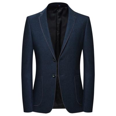 China High Quality Seamless Slim Simple Jacket Business Wedding Three Piece Groom Button Anti-wrinkle Anti-wrinkle Fit Suit Blazers For Men for sale