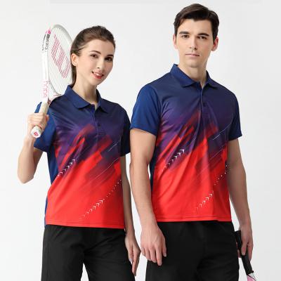 China New Design Breathable Polyester 100% Badminton Tennis Singlet Club Quick Dry Sportswear For Men And Women for sale