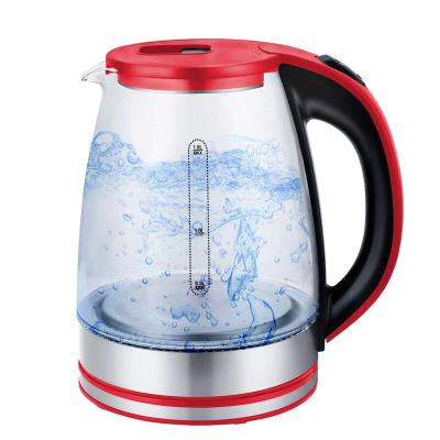 China 1.8L Large Capacity 360 Degree Water Glass Rotating Base Electronic Home Appliances Boil Dry Protection Electric Kettle for sale