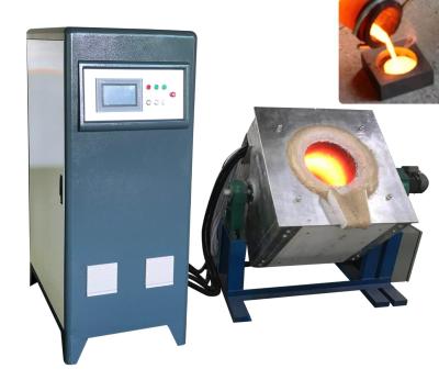 China IGBT Medium Frequency Induction Melting Furnace For Steel Iron Silver Melting for sale