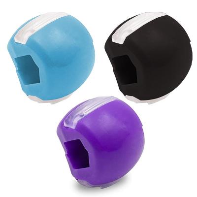 China Elastic Chin Fitness Ball For Face Muscle Exercises Chew Tool Silicone Jaw Tester for sale