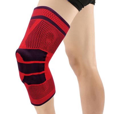 China Outdoor Sport Elastic Protective Gear Knee Sleeve Retraining Working Adjustable Elastic Knee Brace for sale