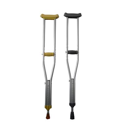 China Aluminum Alloy Stable Adjustable Armpit Crutches for sale