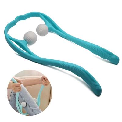 China Neck Pain Relief Neck Massager Device Cervical Massager For Neck Pressure Point Therapy Shoulder Leg Body Massager Stick for sale