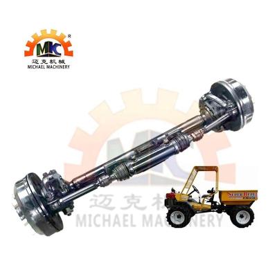 China Trailer Parts 4X2 Mini Trailer Truck Tractor Front Wheel Steer / Steerable Axle With Hydraulic Drum Brakes for sale