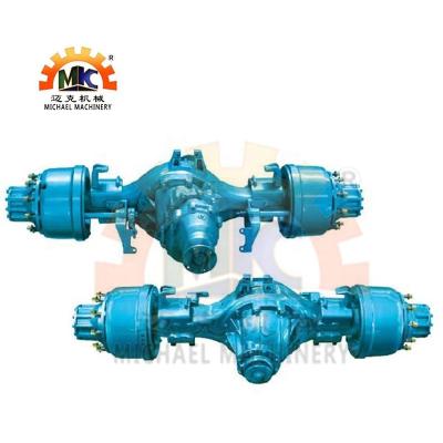 China Trailer Parts Double Drive Rear Wheel Bogie Axles For Sinotruk Howo Semi Trailer for sale