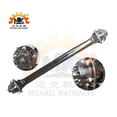 China Trailer Parts Customized Model 2t Capciaty Small Mini Trailer Axle 5x139 Wheel Stud Without Brakes for sale