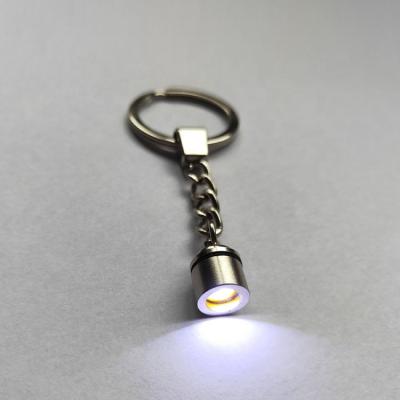 China Wholesale Custom Logo Crystal KeyChain Keychain Cheap Car Illuminated Custom Colored Key Chain Monochromatic Lights Key Chain Lights for sale