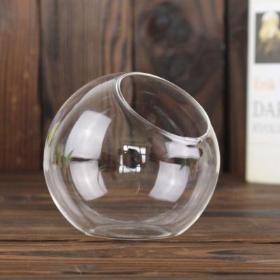 China Modern Glass Globe Tabletop Wholesale Glass Display Plant Air Vase Mini Hanging Greenhouse For Home Decoration for sale