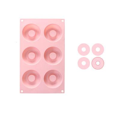 China Viable Donut Silicone Color Macaron Mold Silicone Donut Baking Tool for sale