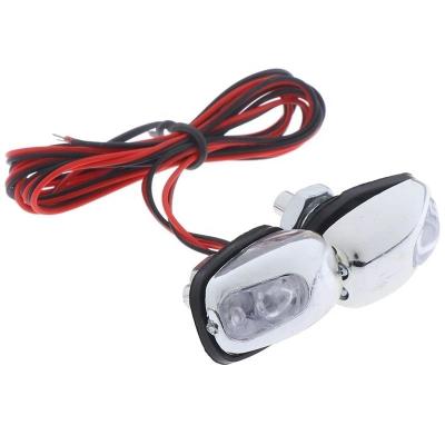 China Plastic LED Light Lamp Car Accessories Windshield Washer Wiper Jet Water Spray Nozzle Spout Wiper Washer Car Light for sale