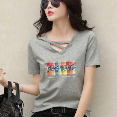 China New QUICK DRY autumn women's girl's girl's short sleeve casual drop shoulder fashion sports shirt printing for sale