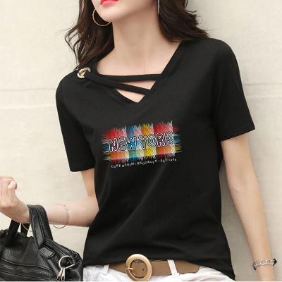 China New QUICK DRY autumn women's girl's girl's short sleeve casual drop shoulder fashion sports shirt printing for sale