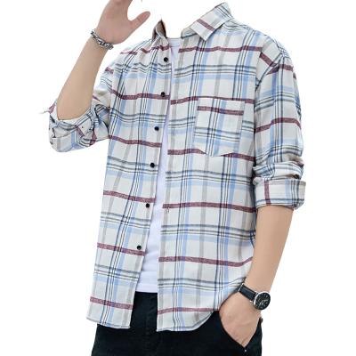 China Polychromatic Loose Breathable Anti-pilling Polyester Plus Size Full Sleeve Mens Shirts Man Flower Shirt for sale