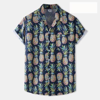 China Man flower shirt sustainable men's shirts anti-pilling tops good quality clothes for sale