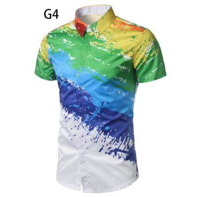 China Multifunctional flower printing men's superdry anti-pilling shirt men's shirts for sale