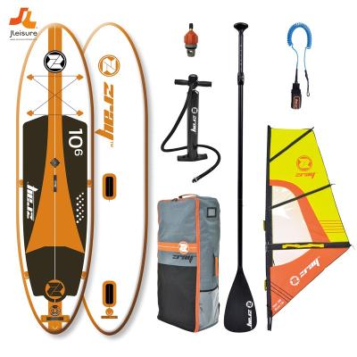 China Water Sports Area Jilong Zray W2-37337more Inflatable Speed ​​SUP Wind Surfboard 10' 6 Stand Up Paddle Boards Surfing Board for sale