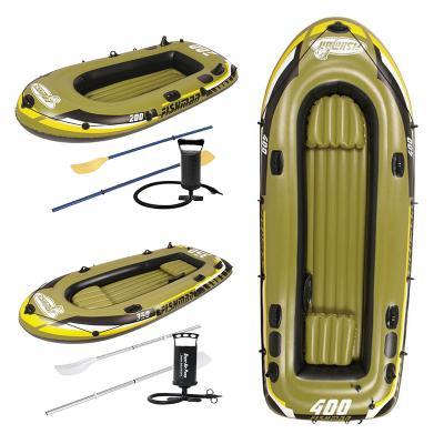 China Water Relax Fishing FISHMAN 200 Boat Set Inflatable Fish Boat Sets With Pump And Paddle Portable Leisure Water Sport To Deflate To Inflate PVC Boat for sale