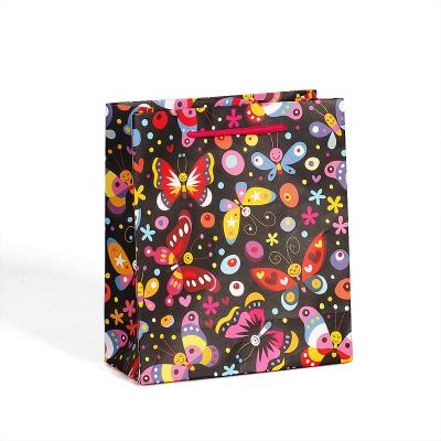 China Custom Printed Paper Bags Foil Printed Logo Retail Boutique Shopping Paper Bag en venta