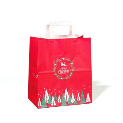 中国 Bag Paper,Custom Luxury Jewelry Christmas Paper Gift Shopping Bags Printed Logo with Handle 販売のため