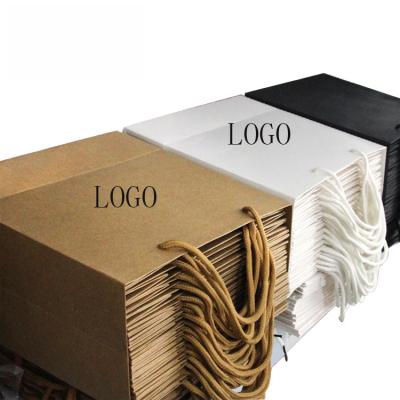 China China Supplier Customized Factory Custom Paper Packaging Bags With Logo Paper Bag Logo à venda