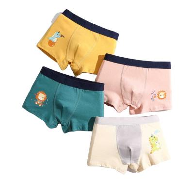 China Spandex Style OEM Style Spandex Animals Kids Underwear Boys Kids S Panties Fancy 95 High Quality Breathable Cartoon Casual Time Advance Color for sale