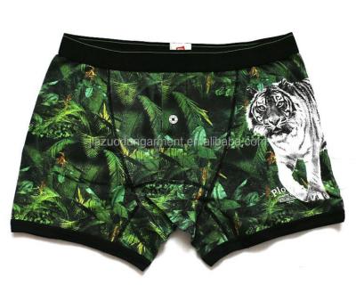 China Youth Pictures Hot Selling Boy Men Underwear Antibacterial Multicolored Custom Dye Boxers Woven Waistband 100%Cotton for sale