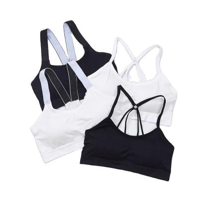 China Sexy Sports Bra Women Fitness Workout Logo Ladies Girls Nude Breathable Custom High Print Yoga Sports Bra Tops for sale