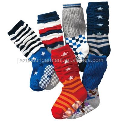 China New Design Custom Design Elastane Cotton Breathable Kids Knee Socks Antibacterial for sale