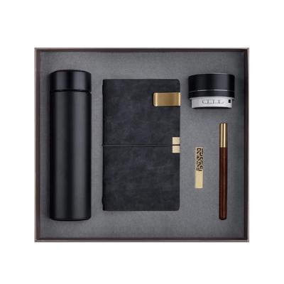 China Agriculture Business Promotional Gift Set A5 Luxury Gift Notebook Executive Kits Back Custom Corporate Gift Set Luxury Promotional for sale