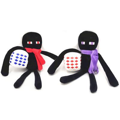 China Plush Mine Craft Enderman Plush Toys Sound Dolls With Scarf And Dies 26cm/10.2Inch for sale