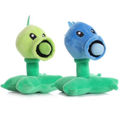 China Plush Factories vs Zombies Blowgun Plush Toys Sound Dolls with Pea High Quality 17cm/6.7inch for sale