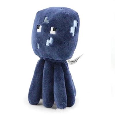 China High Quality Plush Mine Craft Plush Squid Toys Stuffed Animals Kids Toys 18CM for sale