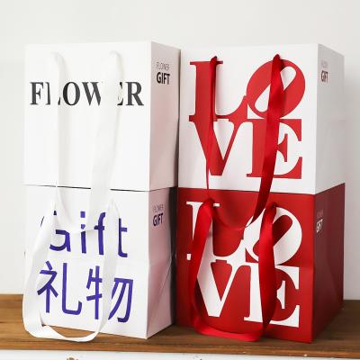 China Bouquet Newspaper Style Florist Candy Membrane Flower Waterproof Paper Bag Gift Clear Bag Packaging Bouquet for sale