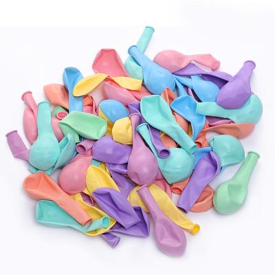 China Pure Matte Color 10 Inch Matte Latex Balloons Pastel Candy Macaron Color Balloons High Quality Props for sale