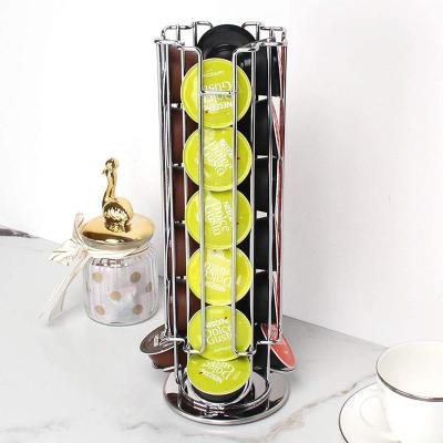 China Viable Amazon 24 Coffee Pods Storage Organizer Nespresso Coffee Capsule Storage Rack Coffee Capsule Holder for sale