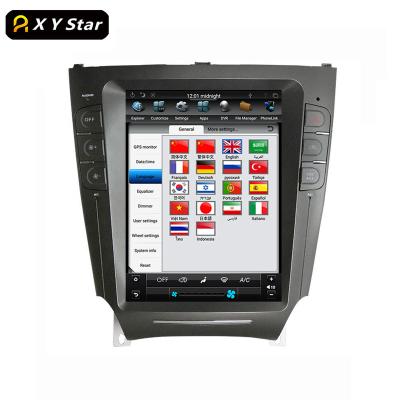 China Amplifier 10.4 Inch Tesla Style Android Gps Navigation Car Radio Video Player For Lexus IS250 IS300 IS350 2005-2012 for sale