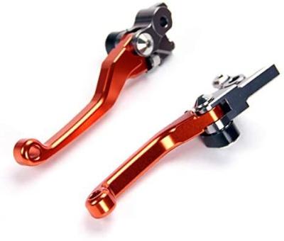 China Laser Weld Aluminum Custom CNC Machining Stainless Steel Parts Motorcycle Adjustable CNC Brake Clutch Lever for sale