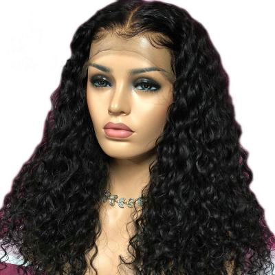 China Curly Good Quality Cuticle Aligned Hair Pre-Plucked Natural Virgin Hair Grade 12A Density 150% Hairline Full Lace Wigs for sale