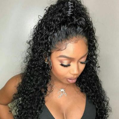 China Natural Looking Brazilian Hair Wigs Virgin Curly Cuticle Aligned Hair Full Lace Wig For Black Women for sale