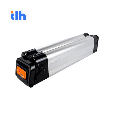 China TLH silver fish electric battery 24v 36v 48v 10Ah 13Ah 20Ah 18650 Li-ion battery E-bike lithium ion battery for E-bike xh259-10j accept custom made for sale