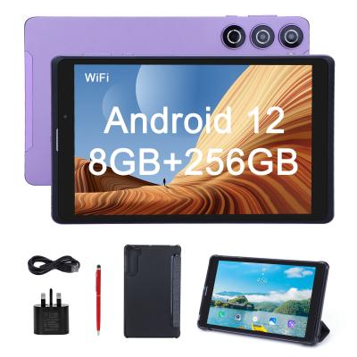 China C idea Android 12 Tablets Purple Portable Reading Long Battery Life TF Card Expandable HD Screen Tablets With Case CM835 for sale