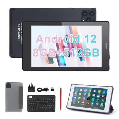 China C idea 7 Inch Android Smart Tablets 8+512GB Quad Core WiFi Tablet HD Touch Screen CM513(Black) for sale