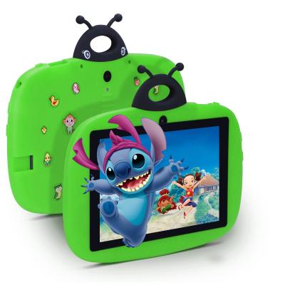 China C idéia Dual Camera WiFi 7 Inch Tablet PC Android Crianças Para Aprendizagem de Pequenos 128GB com Case/ Kids App CM75 (verde) à venda