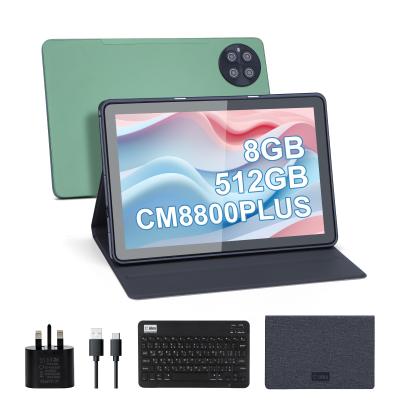 China C Idea 10.1 polegadas 8GB RAM 512GB ROM WiFi Smart Tablet PC com suporte à SIM CM8800plus à venda