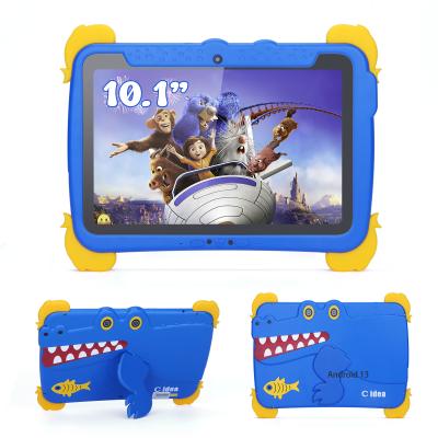 China C idea Kids Tab 10.1inch Android 13 Tablet for Child 4GB RAM 64GB ROM Eye Protection Touchscreen for kids 3-8 ages for sale