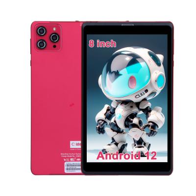 China C idea 8 inch Android 12 Tablet 8GB RAM 512GB ROM 8000mAh Battery 5+8MP Camera for Teens with SIM Support CM818-red for sale