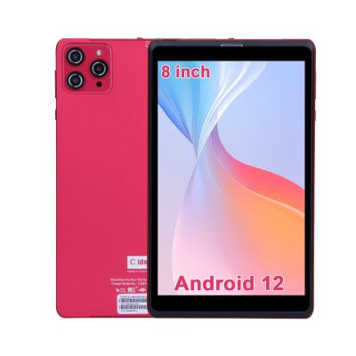 China C idea 8 inch Android 12 Tablet 8GB RAM 512GB ROM 8000mAh Battery 5+8MP Camera for Student with SIM Support CM818-red for sale