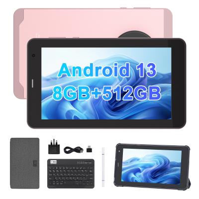 Cina C Idea Tablet da 7 pollici con SIM Wifi Android Tablet PC per studenti CM518 Pro Pink in vendita